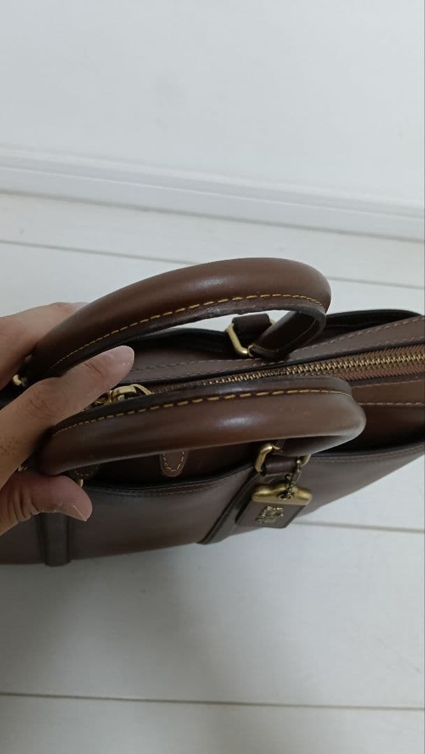 COACH　コーチ　メトロポリタン　スリムブリーフ　ブラウン