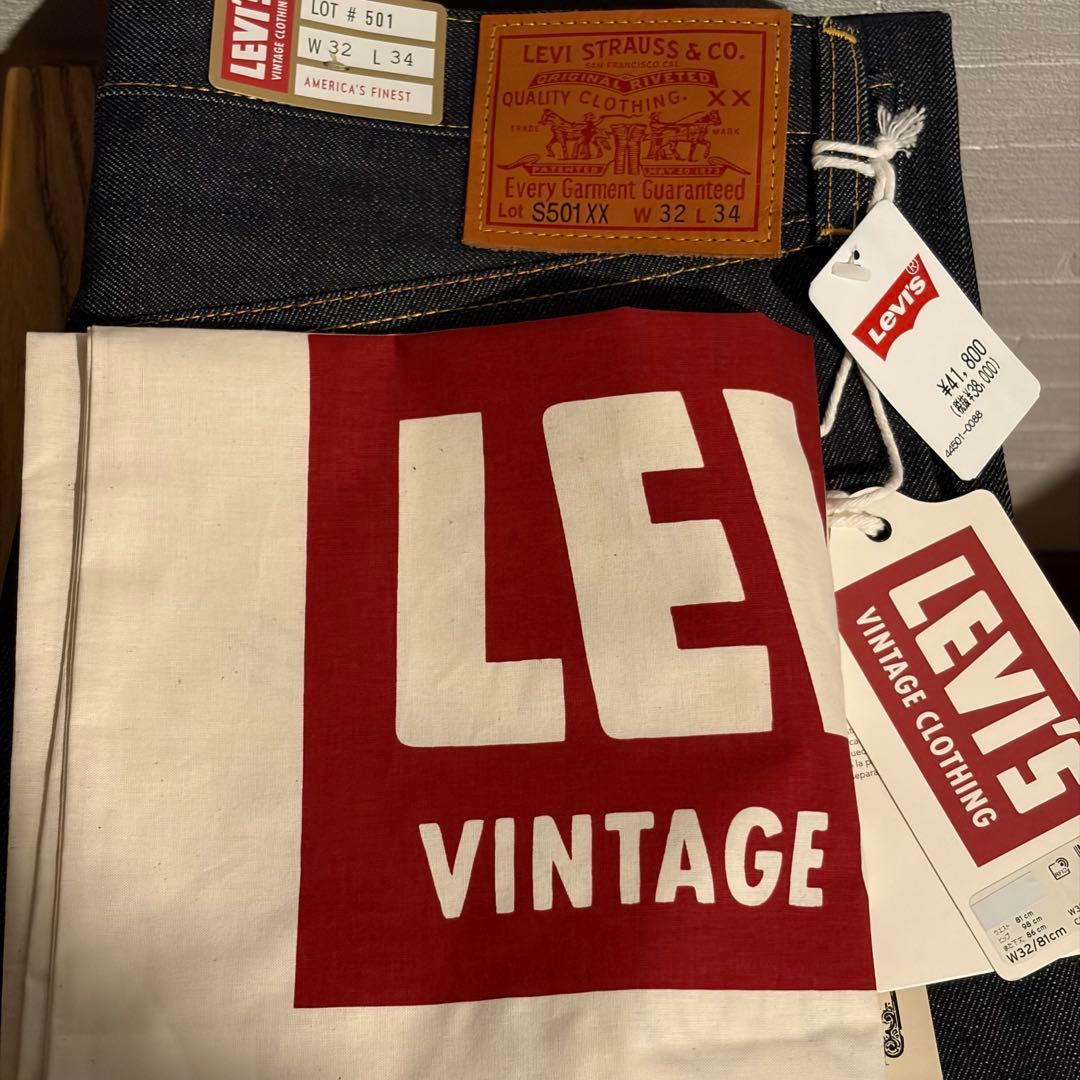 W32 L34 Levi's LVC 1944 S501XX 日本製 大戦モデル