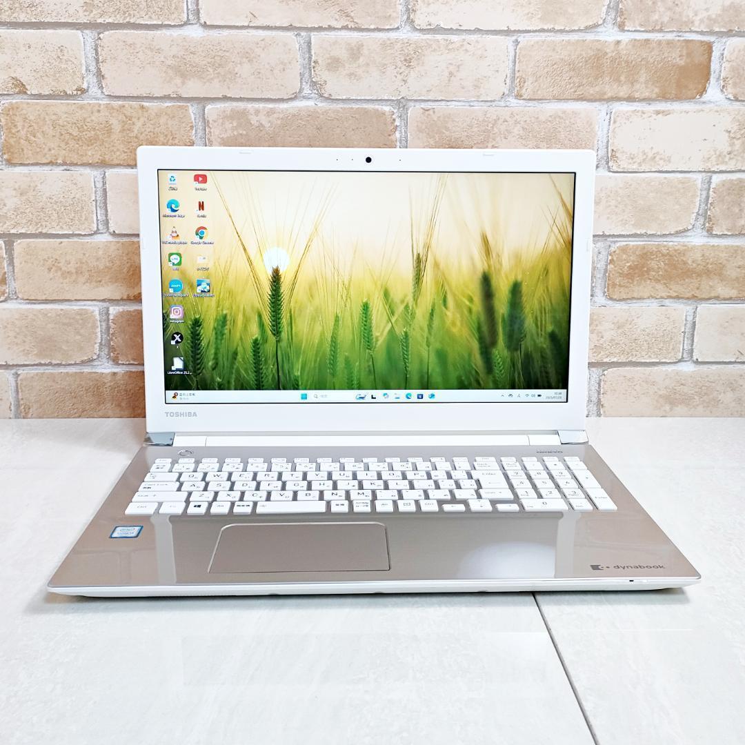 【美品】新品SSD・第7世代i3☆初心者OK！Win11ノートパソコン☆B02