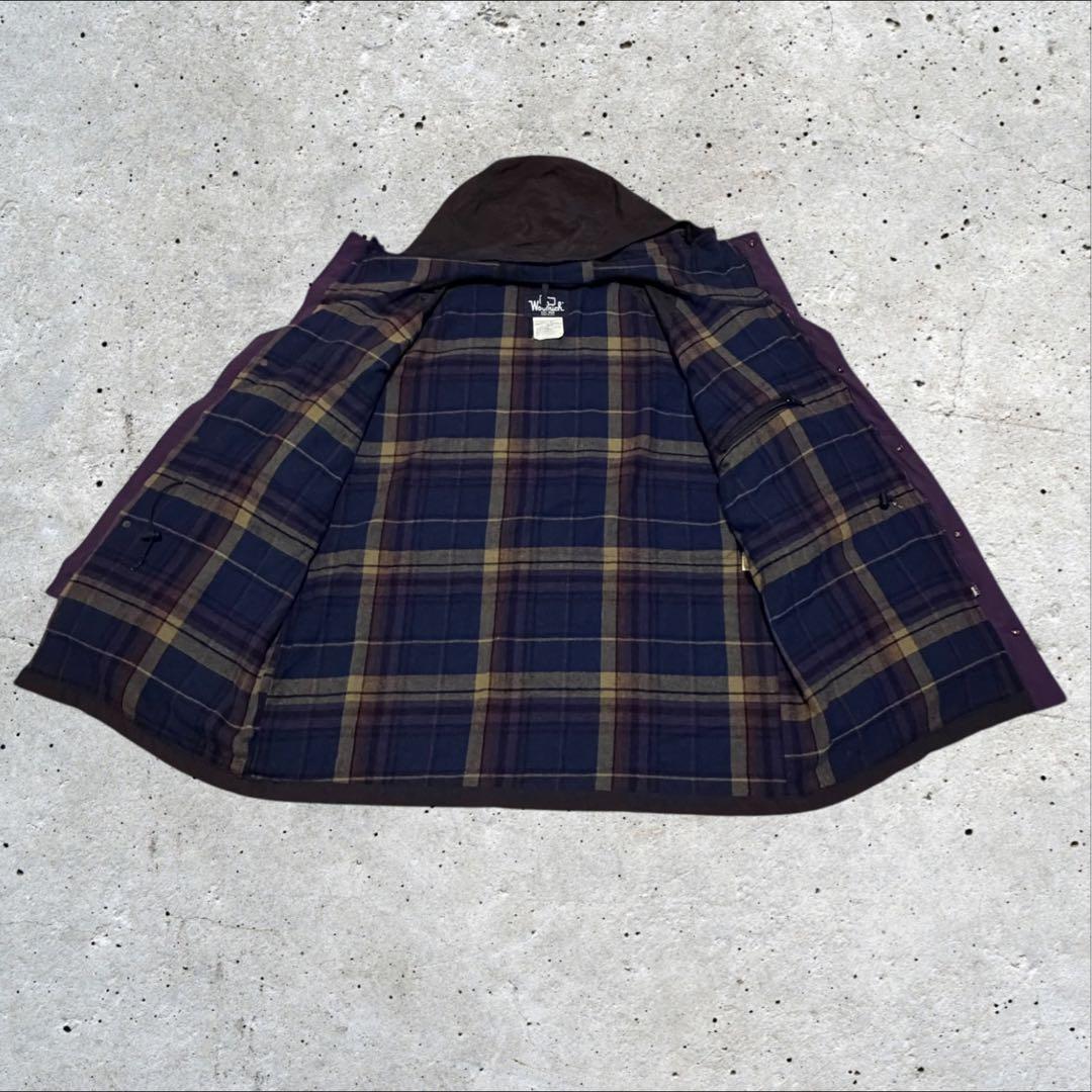 USA製 Woolrich ウールリッチ マウンテンパーカー チェック裏地XL