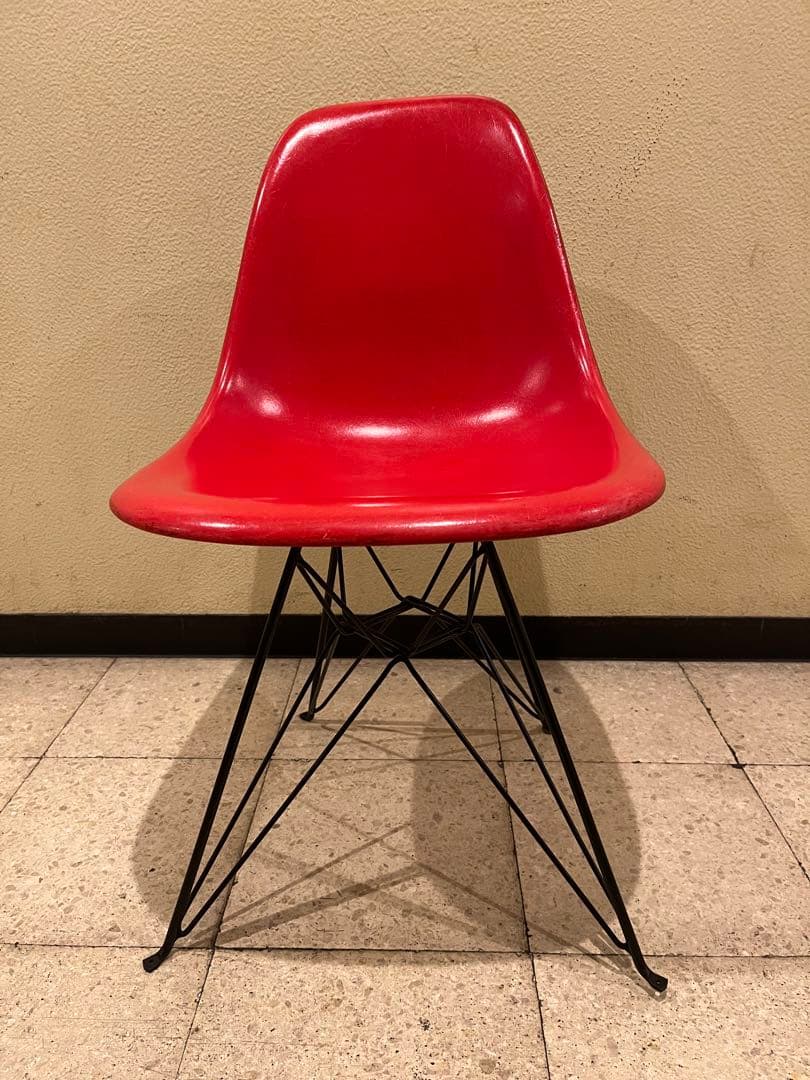 Herman Miller イームズチェア　サイドシェル　レッドオレンジ　正規品