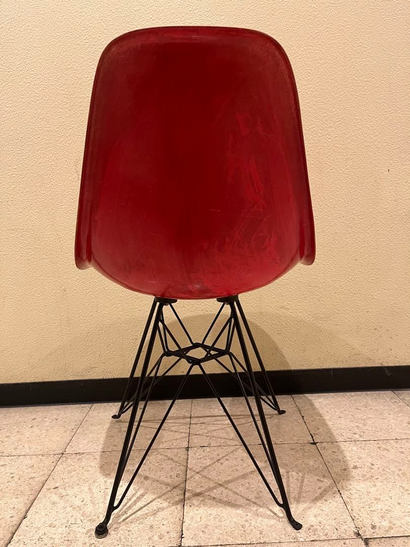 Herman Miller イームズチェア　サイドシェル　レッドオレンジ　正規品