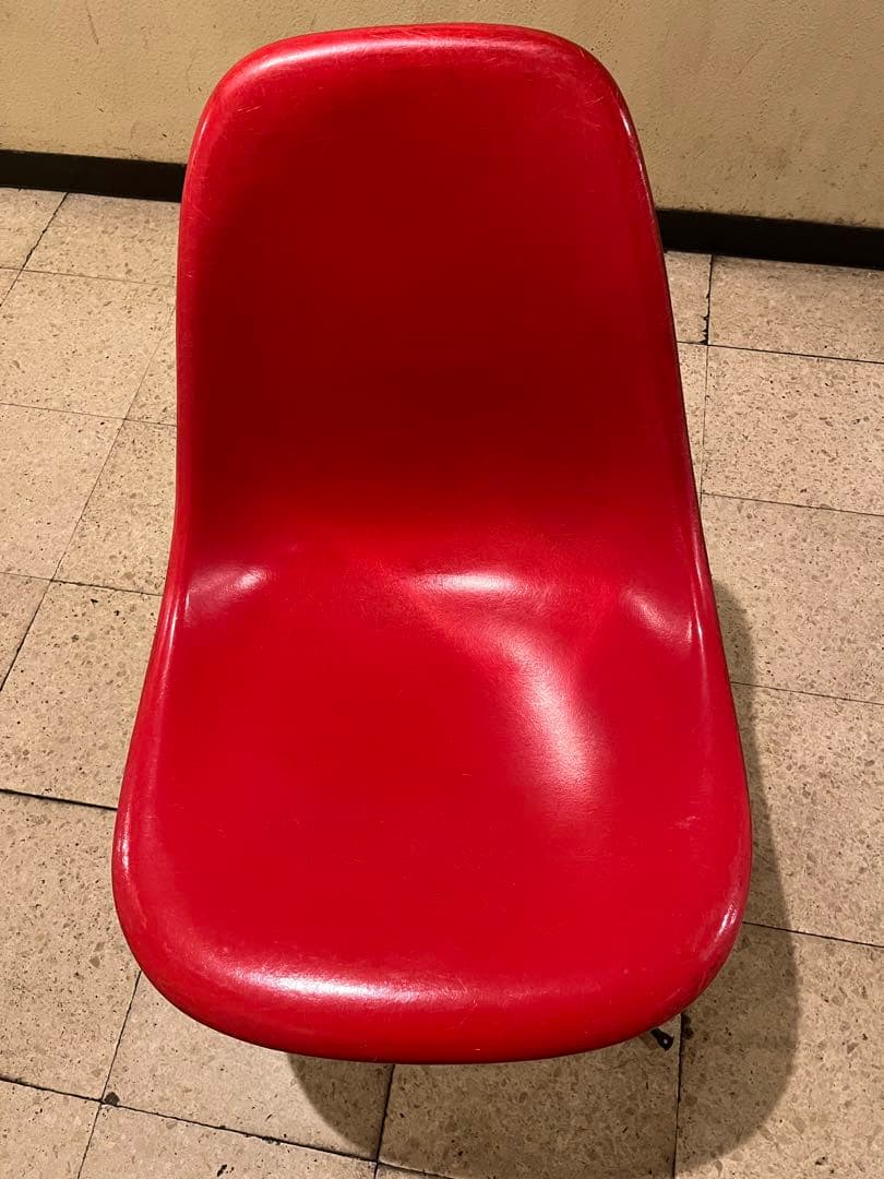 Herman Miller イームズチェア　サイドシェル　レッドオレンジ　正規品
