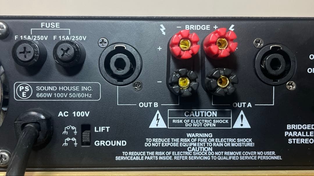 【動作品】classic pro CP1400 パワーアンプ 後期