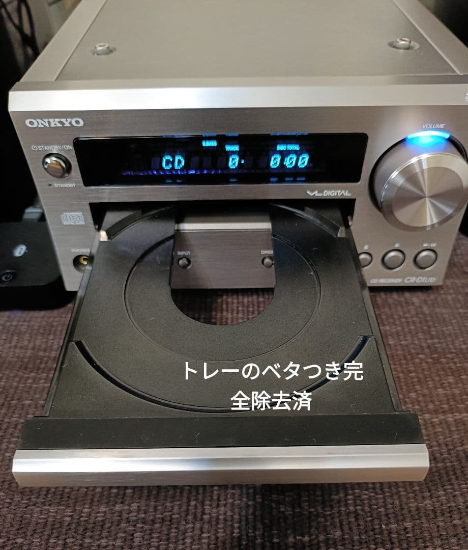 ONKYO CR-D1 LTD ミニコンポ リモコン 取説付属 　完動品