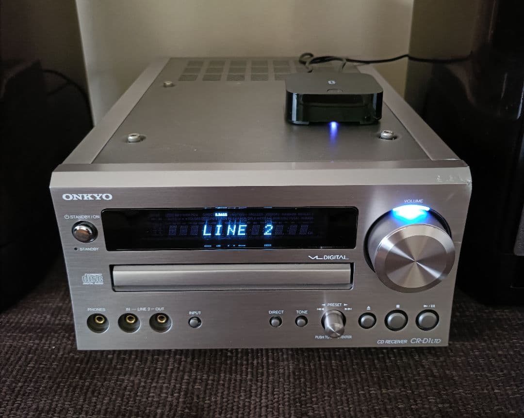 ONKYO CR-D1 LTD ミニコンポ リモコン 取説付属 　完動品
