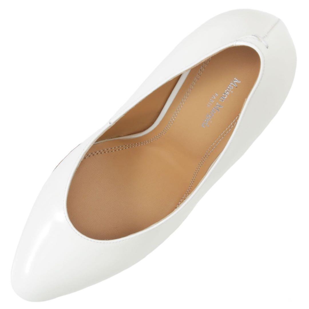 新品 定価12.6万円 MARGIELA マルジェラ パンプス 37 ホワイト