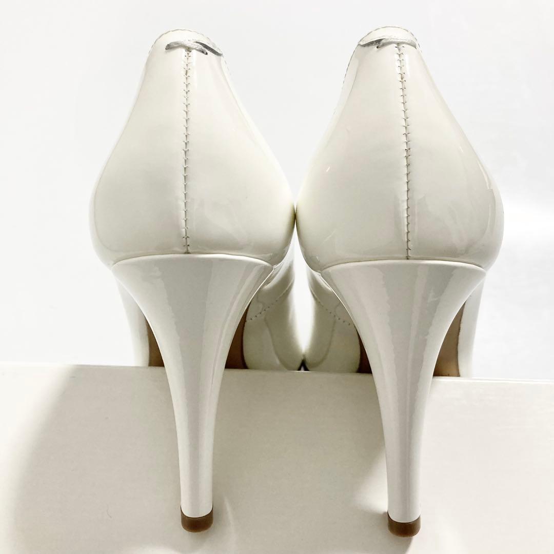 新品 定価12.6万円 MARGIELA マルジェラ パンプス 37 ホワイト
