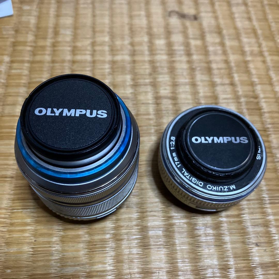 OLYMPUS E-PM1 シルバー レンズ2本セット