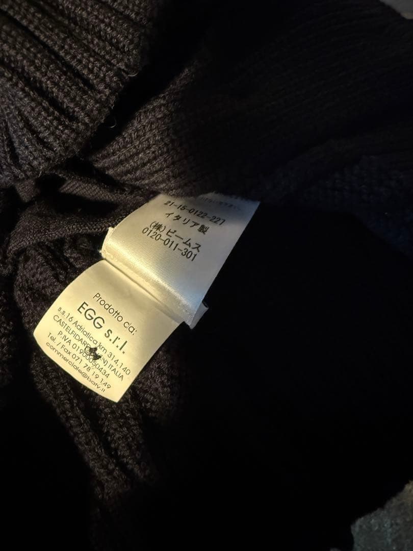 【新品】BAFY BEAMS F 別注 ケーブルスタンドカラー ニット セーター