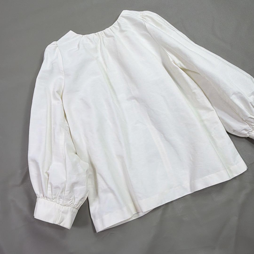 美品 CELERIセルリ PUFF ブラウス　ボリューム袖　アイボリー
