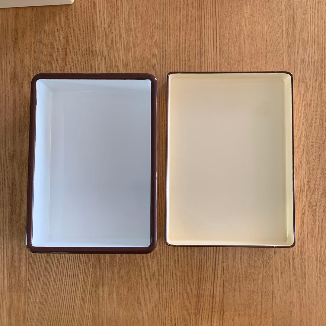 野田琺瑯　入れ子ボックス