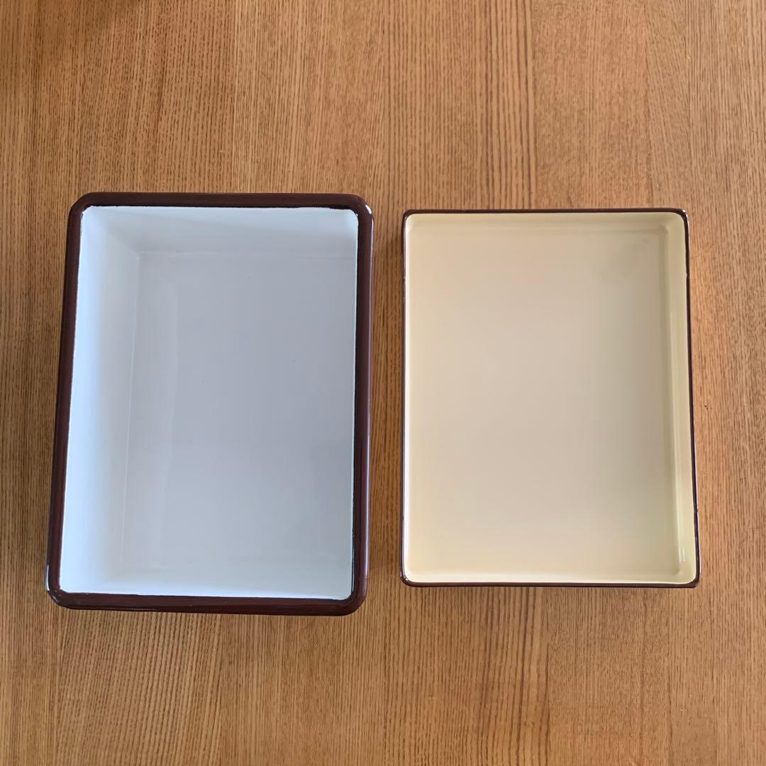 野田琺瑯　入れ子ボックス