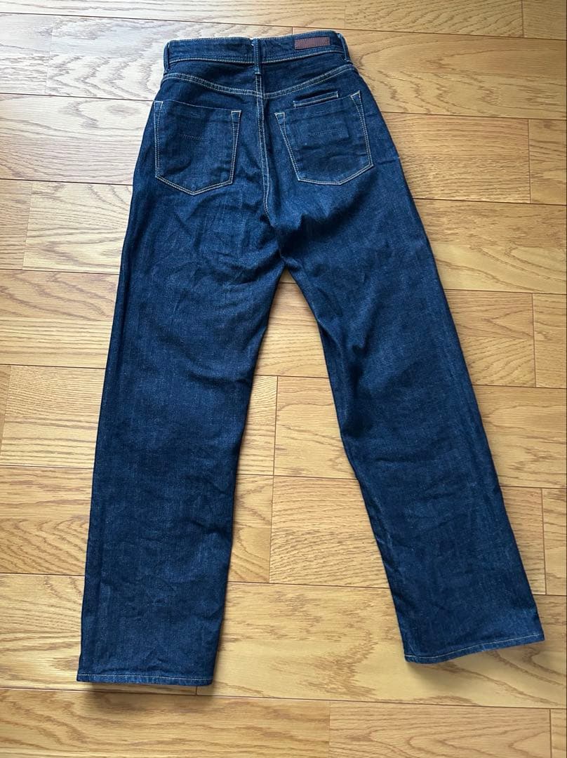 yanuk ボーイズストレートLEA ワンウォッシュインディゴ【23インチ】