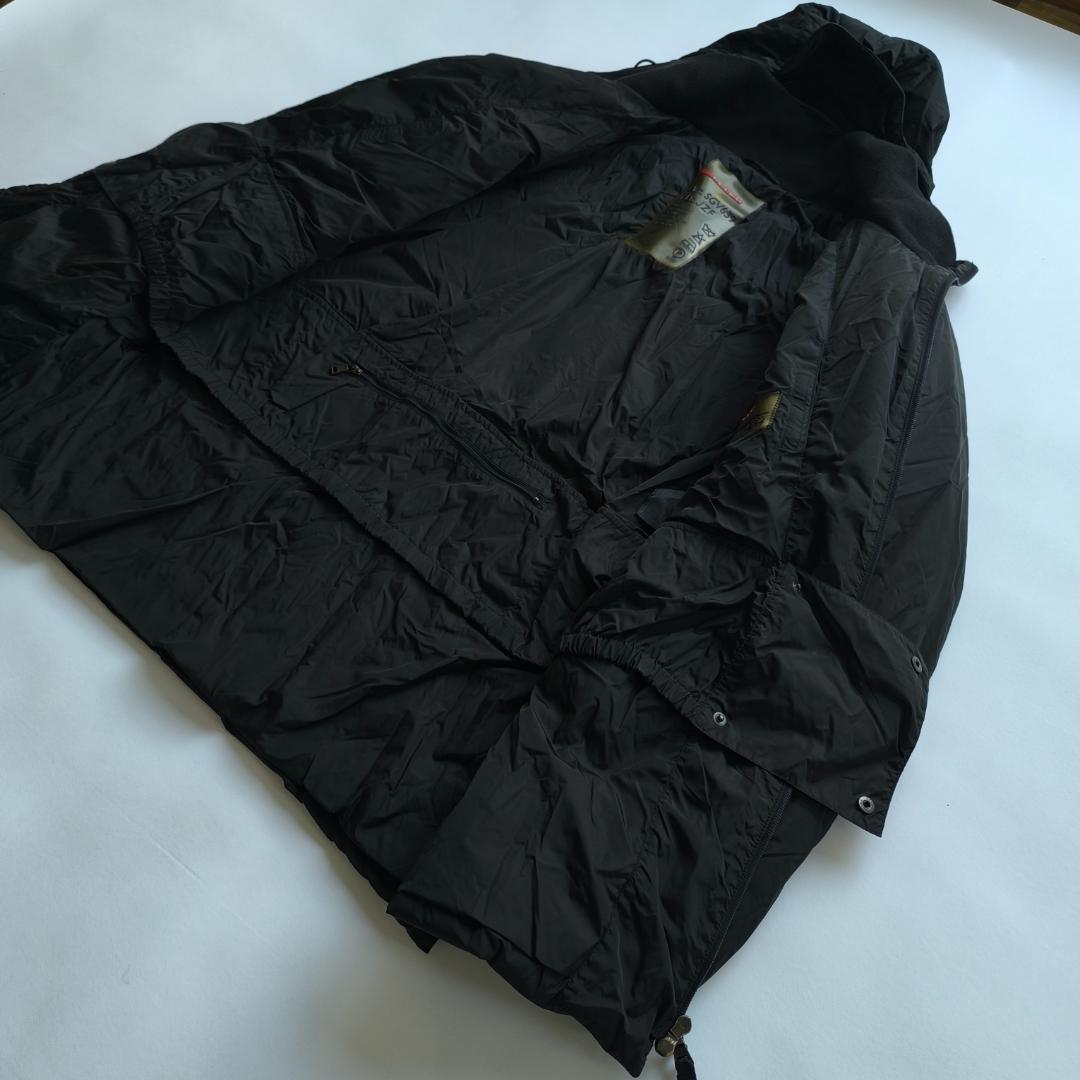 PRADA SPORTS　ウールリブ襟付き　中綿ダウンコート