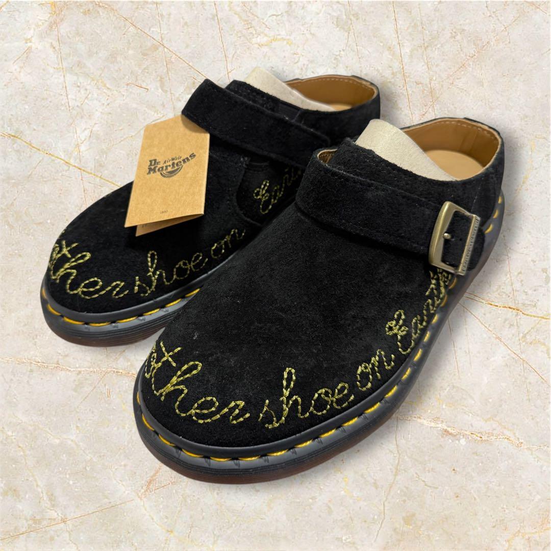 新品 箱タグ付 Dr.Martens ISHAM Archive 刺繍 黒