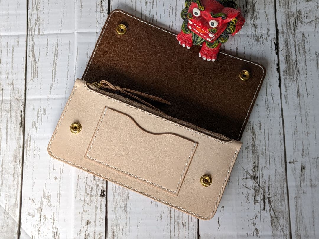 トラッカーウォレット　レザーウォレット　レザーカービンウォレット　財布　長財布