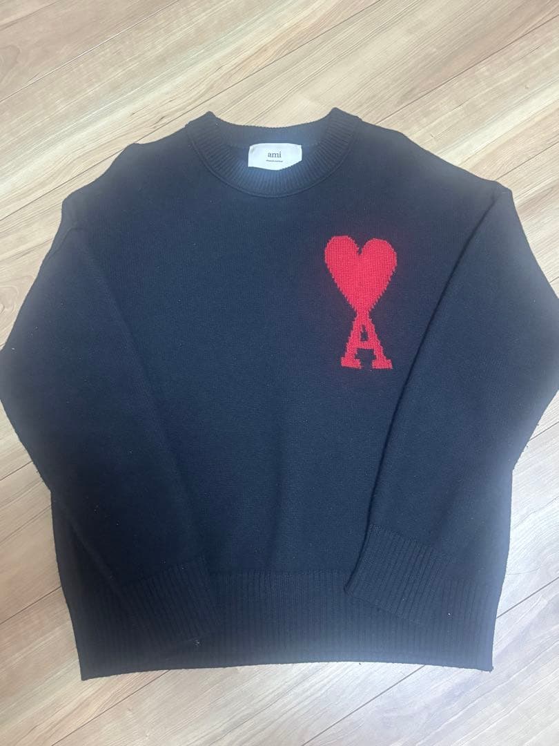 (正規品) Ami Paris アミパリス　ビックロゴセーター　Mサイズ