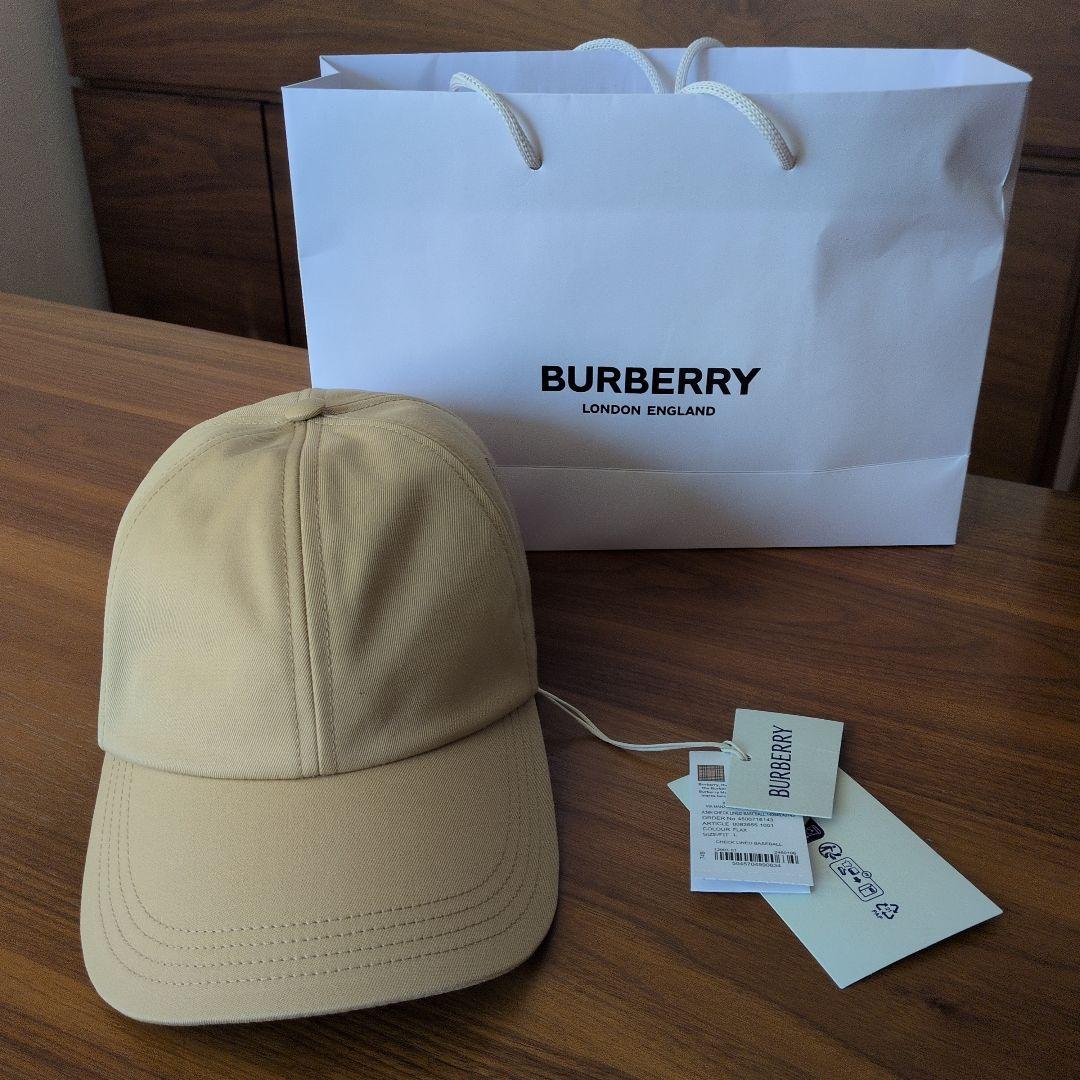 BURBERRY ベースボールキャップ ベージュ
