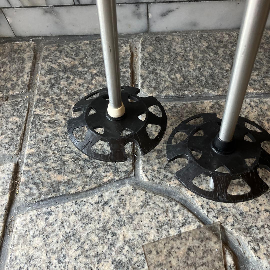  バックカントリー　スキー　2段伸縮ストック