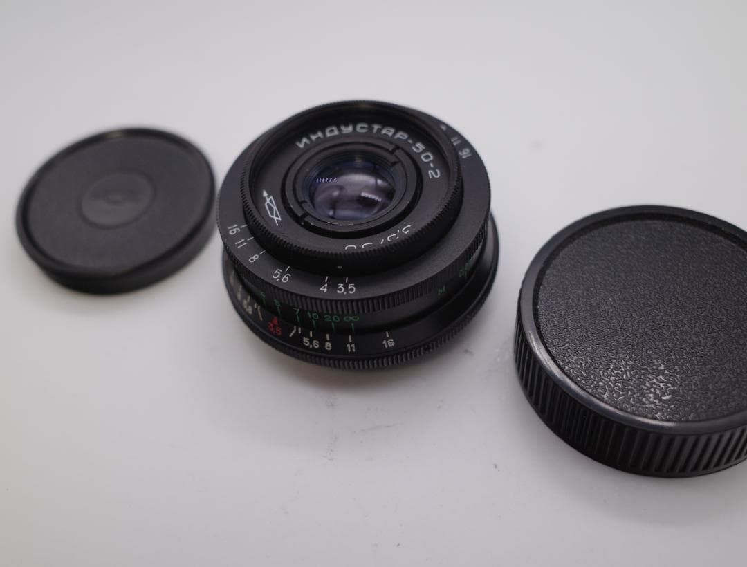 111 　新品　パンケーキ　インダスター50-2　F3.5 M42