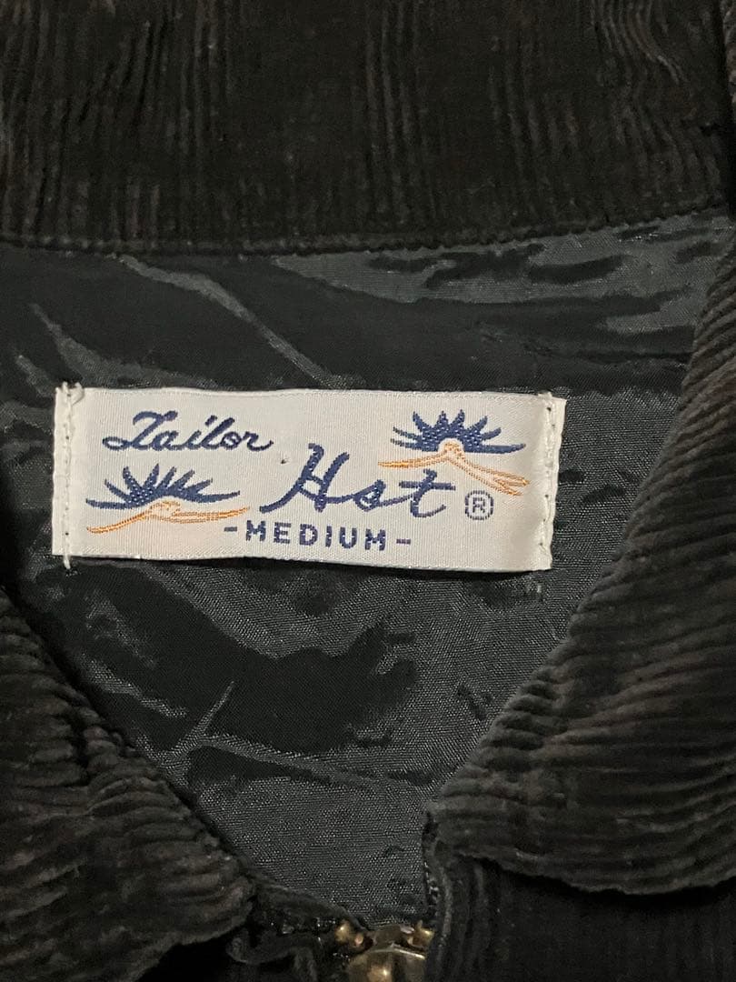 HOUSTON USAF ツアージャケット スーベニア コーデュロイ black