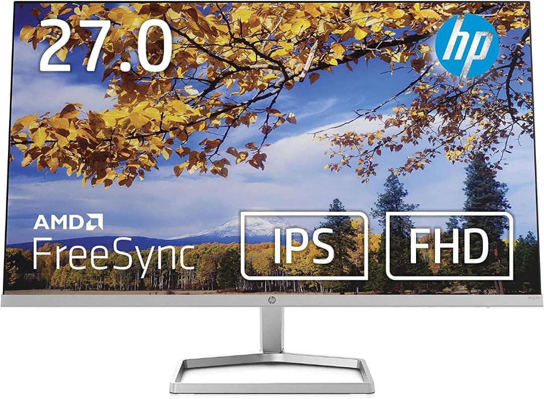 未使用品HP ホワイト 27インチ PCモニター M27fw FHD IPS