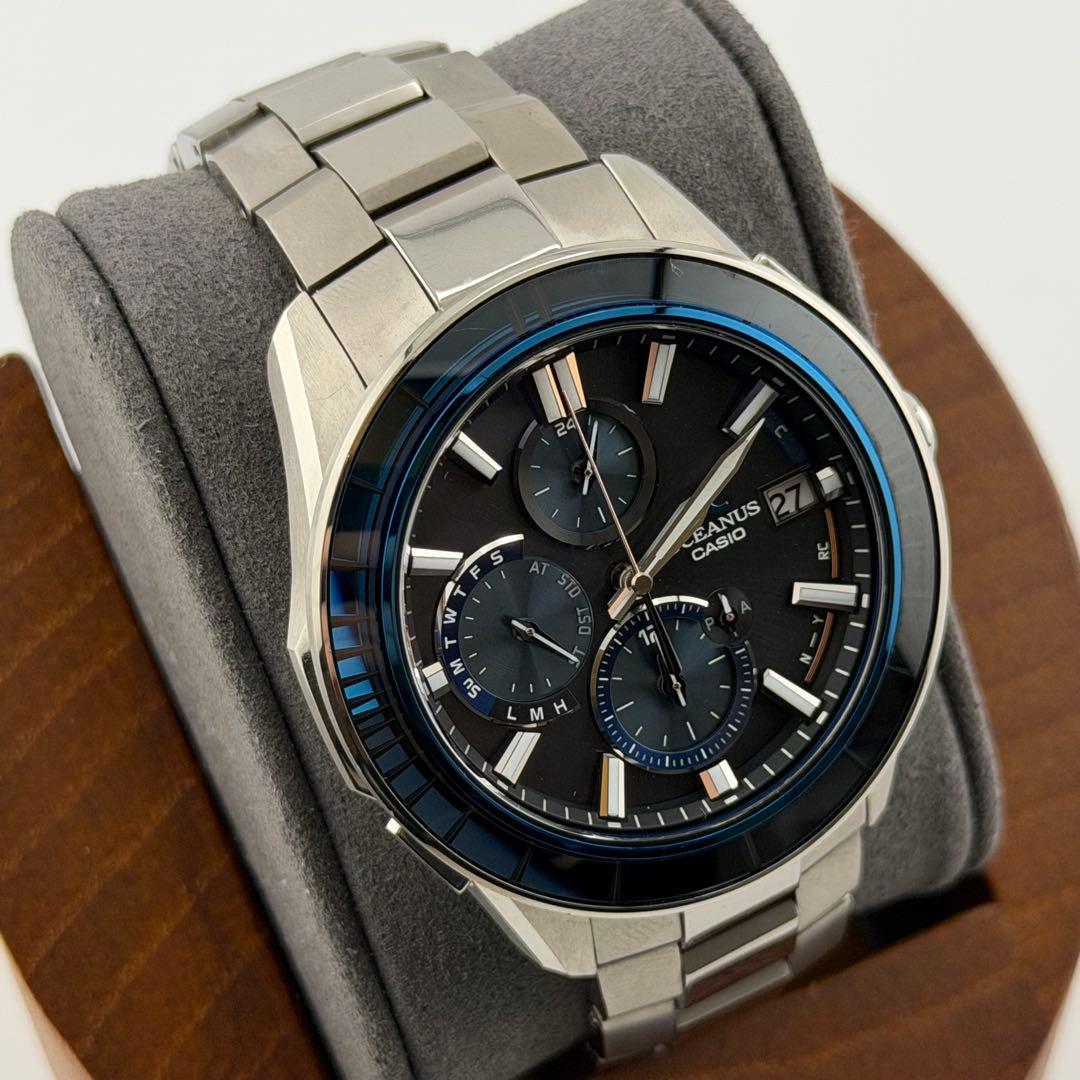 【超希少】カシオ　オシアナス　江戸切子　OCW-S4000D-1AJF ブルー