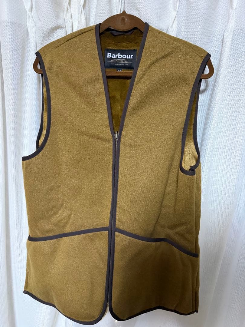トップス Barbour WARMPILEWAISTCOATZIP-INLINER