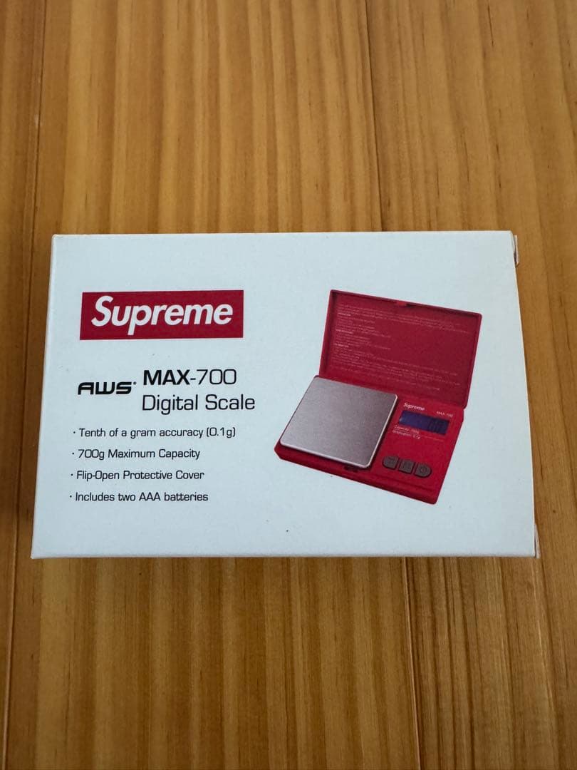 小物 Supreme AWS MAX-700 Digital Scale RED
