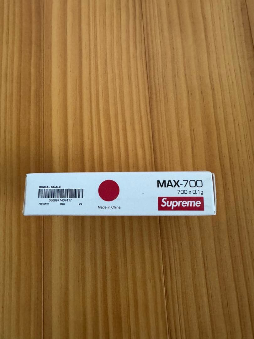 小物 Supreme AWS MAX-700 Digital Scale RED