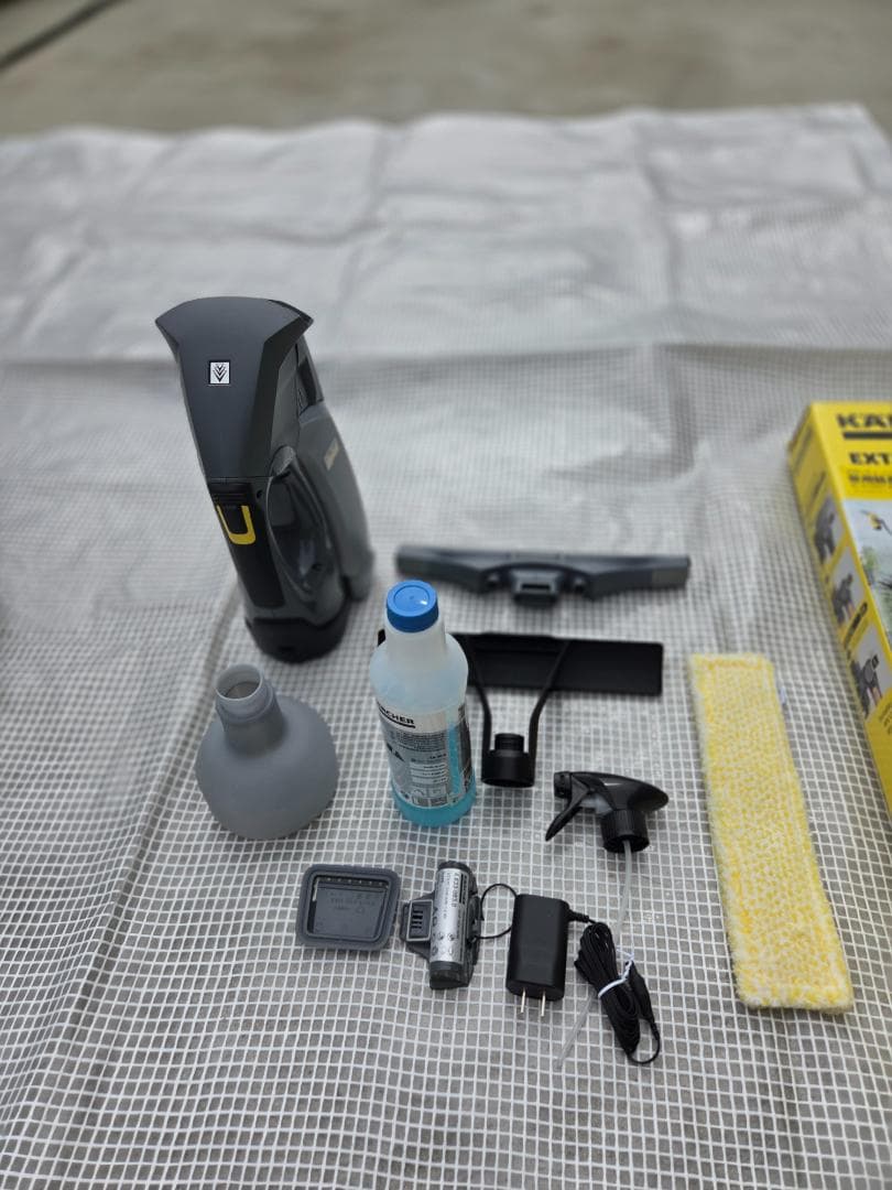 【美品】ケルヒャー 業務用窓用バキュームクリーナーWVP10　延長ポールセット