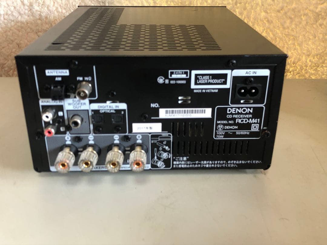 Denon デノン RCD-M41 CDレシーバー ブラック