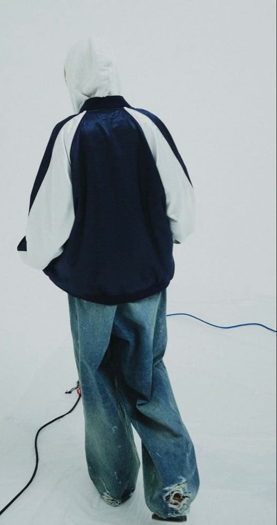 ビンテージデザイン虎刺繍スカジャン