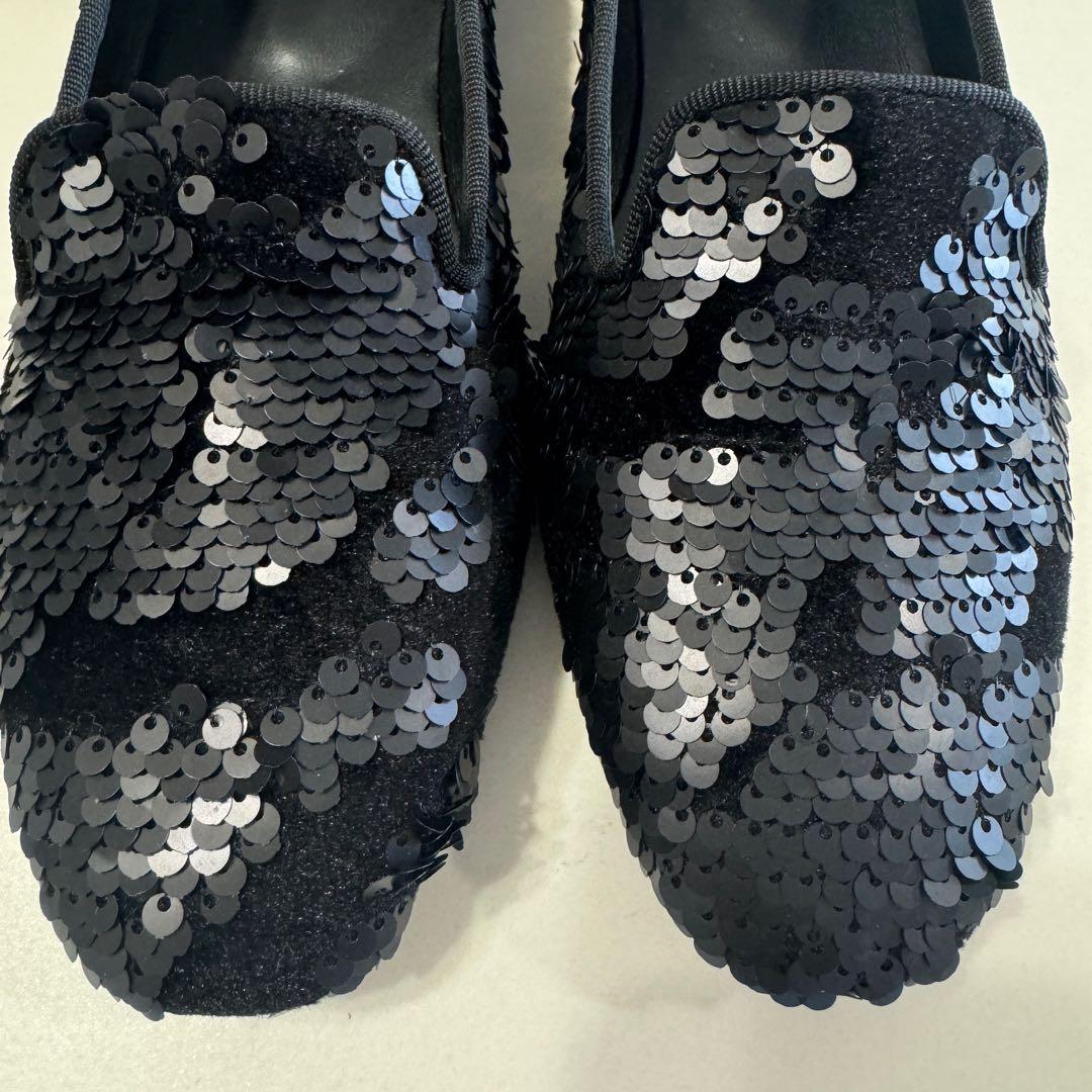 新品★【トッズ】スパンコールフラットシューズ　 35 1/2 パーティー