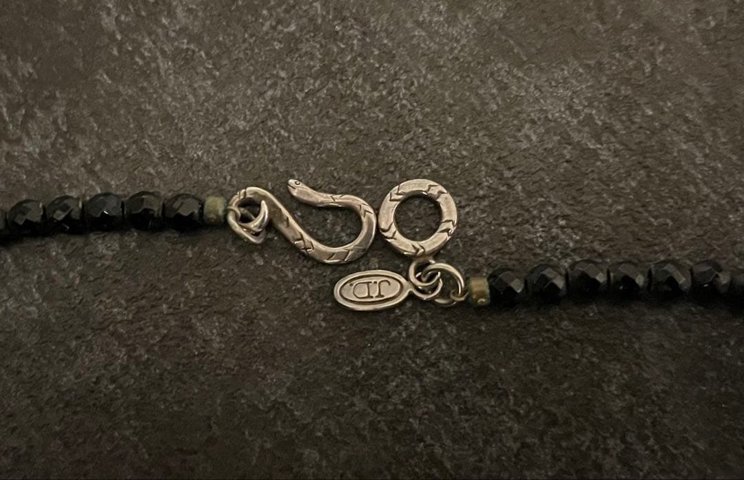 JUSTINDAVIS オニキスネックレス　50cm