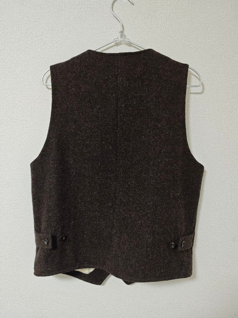 Lee ハリスツイード　ウールベスト　ヴィンテージ　オーブ　グランジ　70s