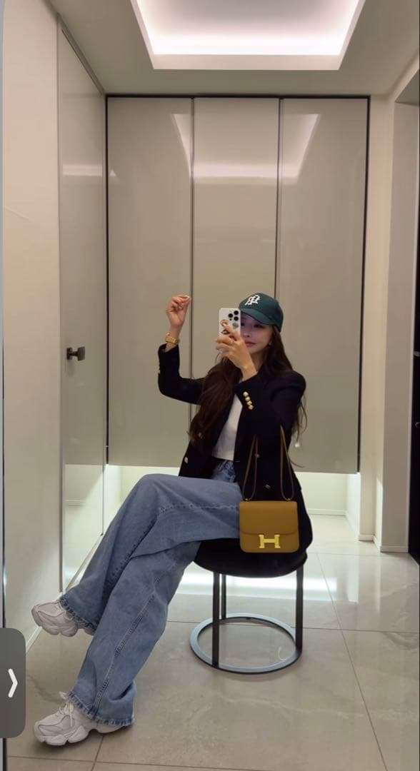 【試着のみ未使用】LIBEIROリベイロカラバリエンブロロゴキャップ