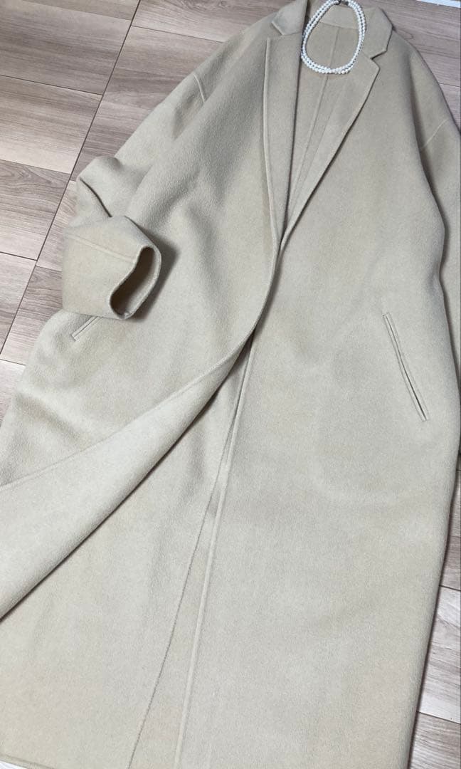 1.2回着　美品　プラージュ　ハミルトン　コート　ベージュ　38