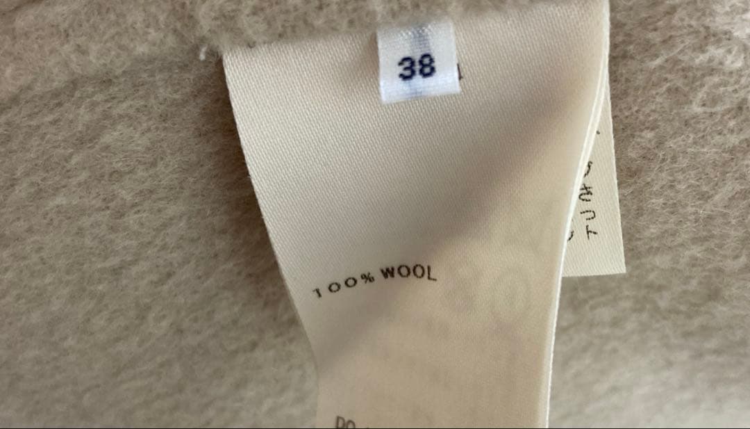 1.2回着　美品　プラージュ　ハミルトン　コート　ベージュ　38