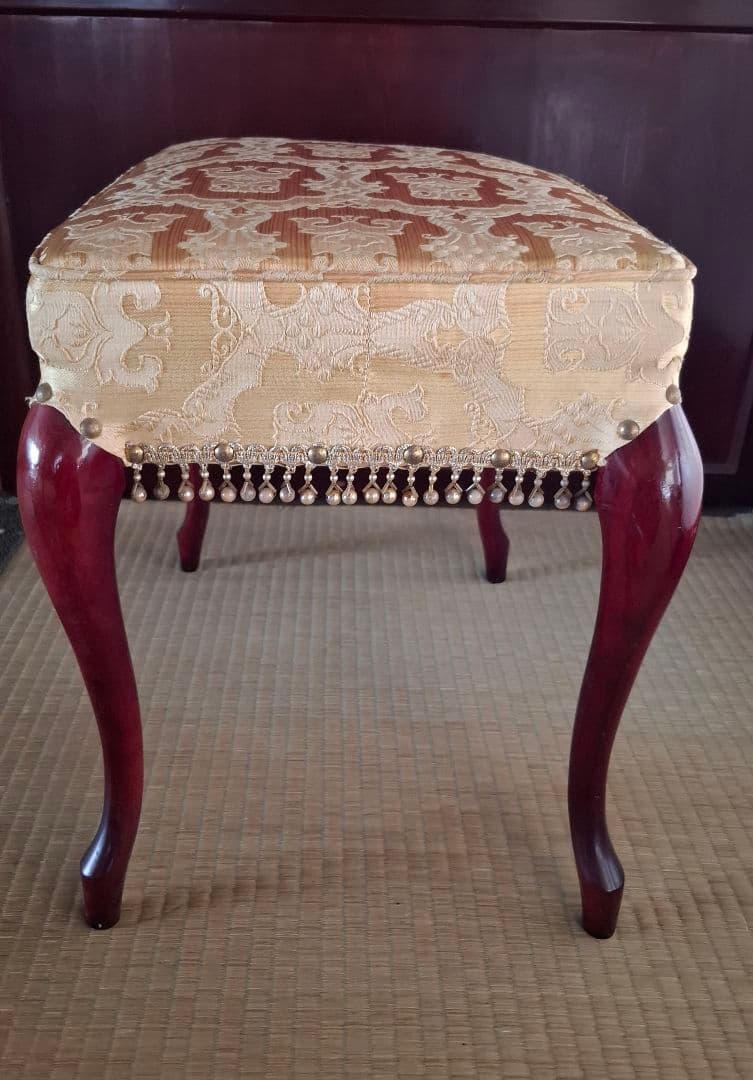 猫脚チェア アンティーク 椅子 スツール オットマン 椅子 足置き台