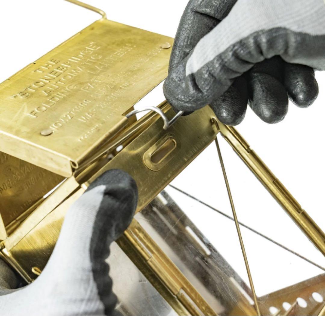 【新品未開封】ストーンブリッジ フォールディング キャンドルランタン 真鍮