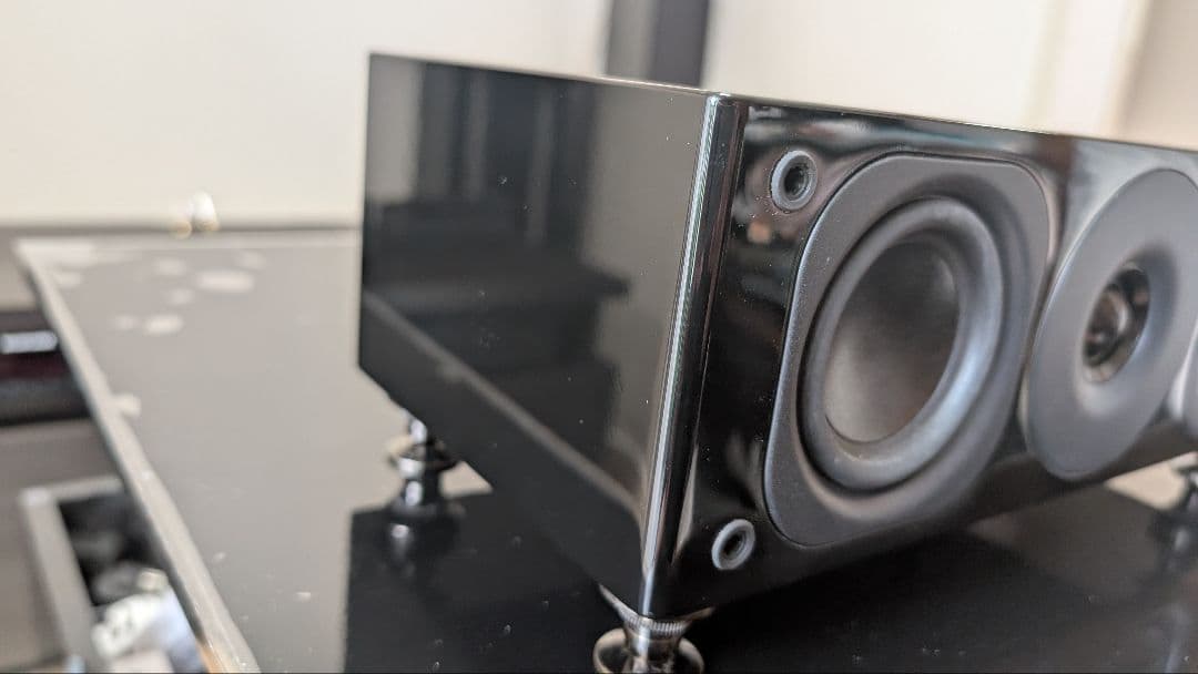 美品 Denon SC-C37 センタースピーカー インシュレーター付 ロゴ変更