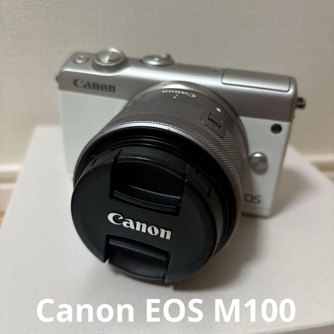 Canon EOS M100 シルバー ミラーレスカメラ
