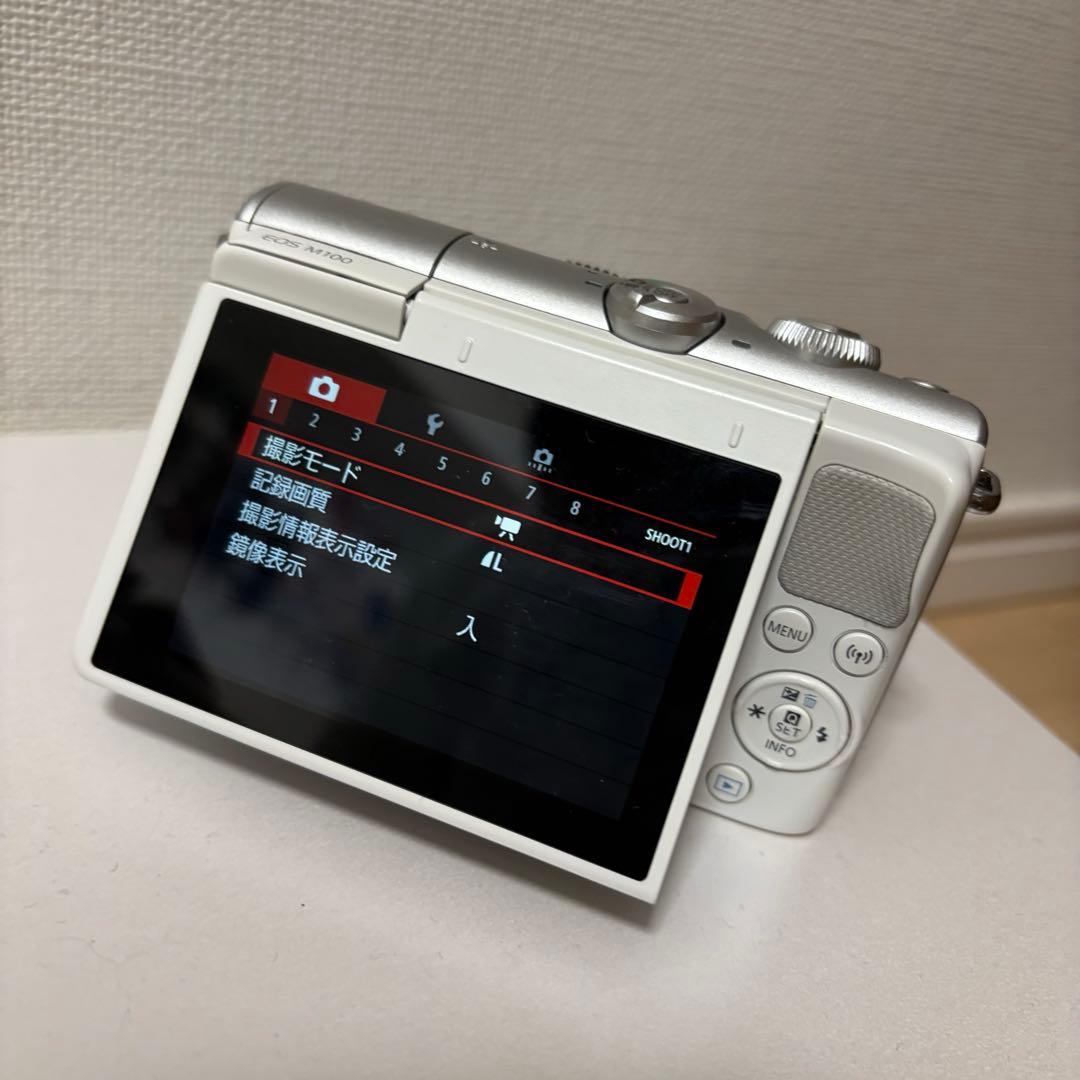 Canon EOS M100 シルバー ミラーレスカメラ