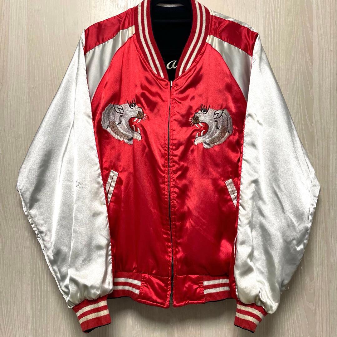 JUNGLE STORM スカジャン ベロア　リバーシブルM-Lサイズ