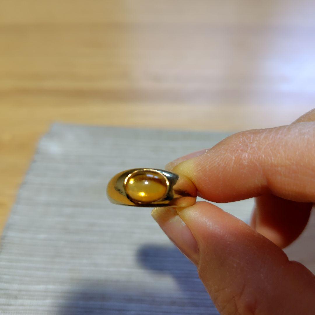 ティファニー　ヴィンテージリング 51　シトリン　18金　説明必読願います