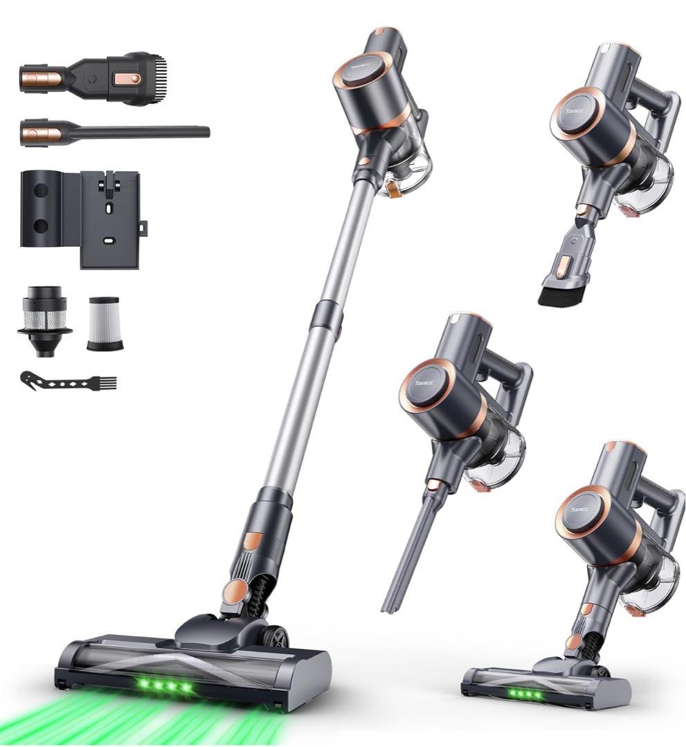 掃除機 コードレス 75Kpa真の超強力吸引 同クラス最軽量 自立式 55分稼働