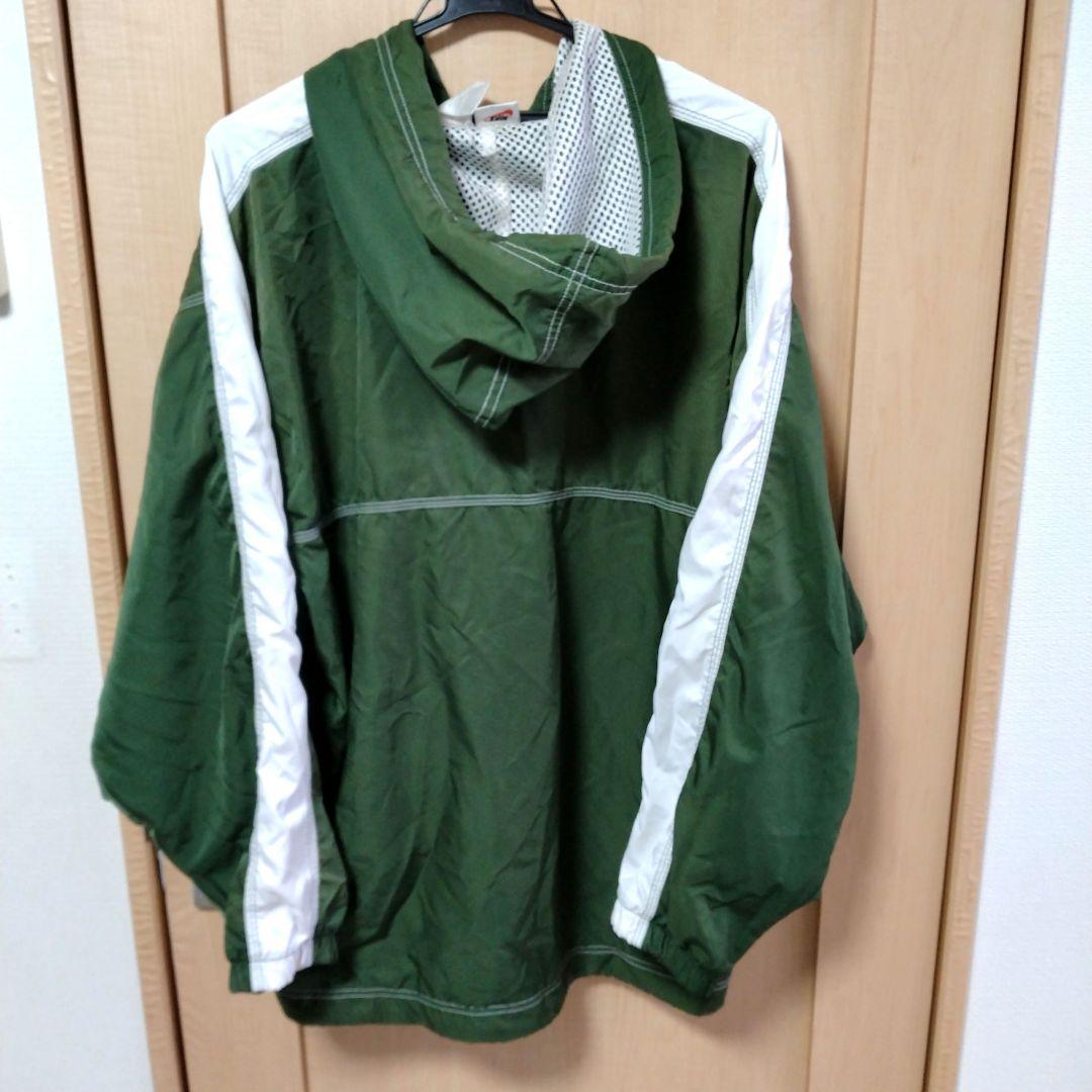 ナイキアンドレアガシビンテージ ウォームアップジャケットグリーン/ホワイト