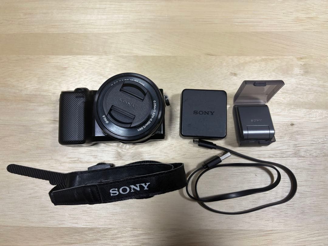 SONY NEX-5T ミラーレス一眼 16-50mm 専用ストロボ付